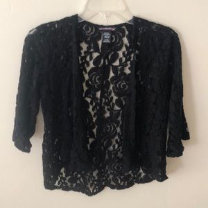 Black Lacey cardigan